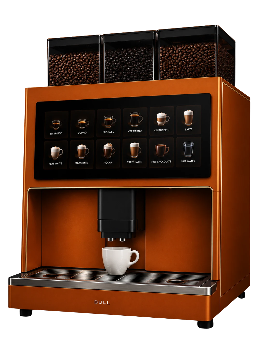Bull Barista Max, kávovar pre kancelárie, hotely a prevádzky